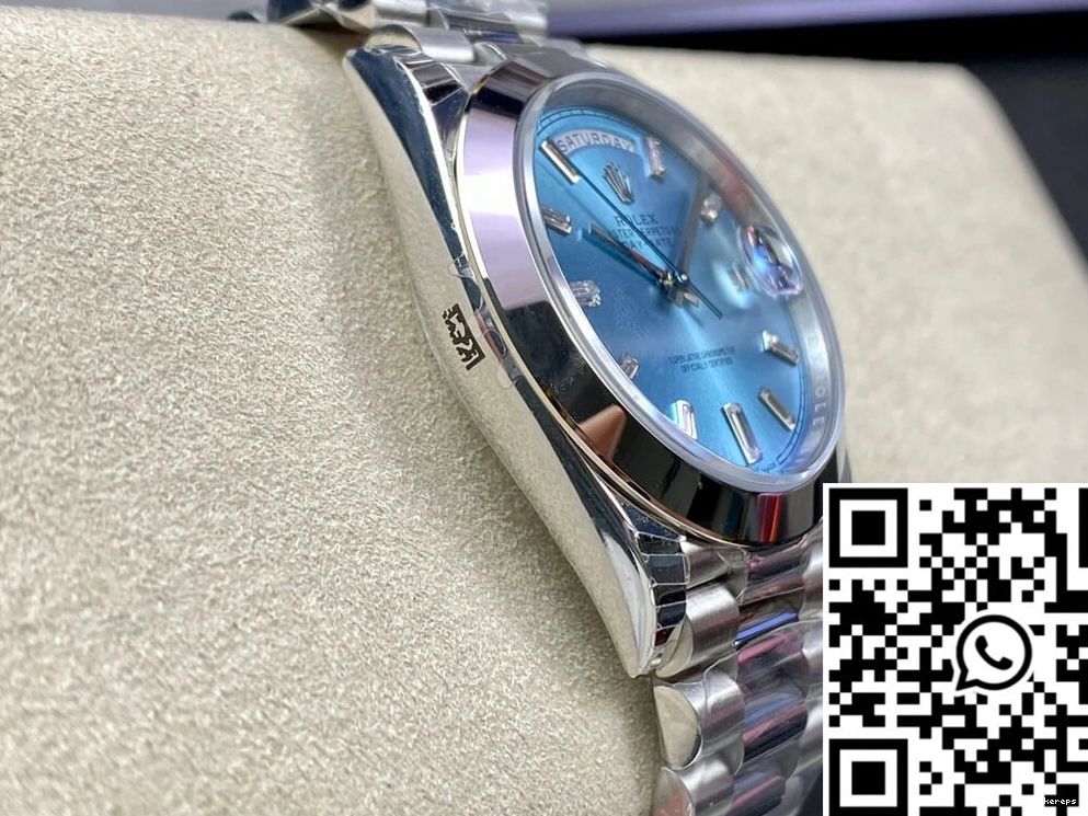 Blue Date Factory Ice Dial Rolex EW Day 228206 0124